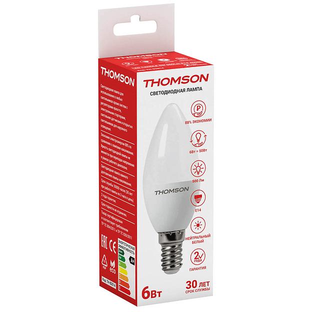 THOMSON LED CANDLE 6W 500Lm E14 4000K TH-B2014 фото 2