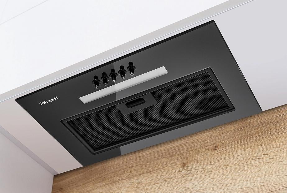 Вытяжка встраиваемая Weissgauff Aura 450 черный управление: кнопочное (1 мотор) фото 6
