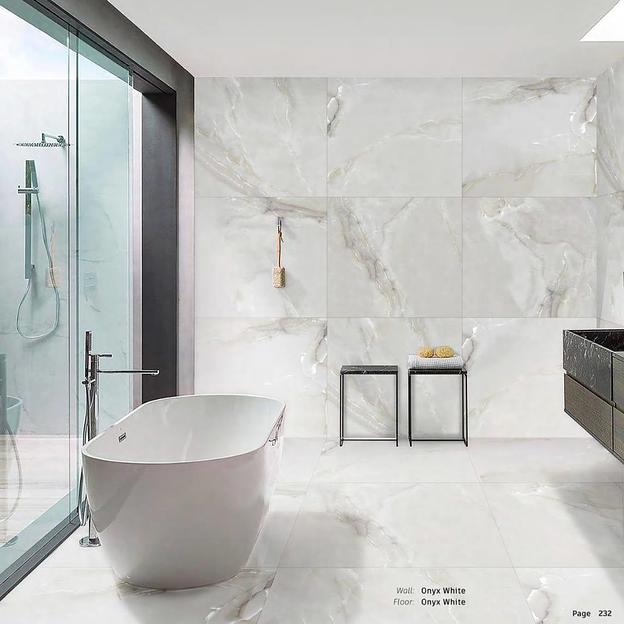 Керамогранит Hermes Onyx White 30×60 см фото 2