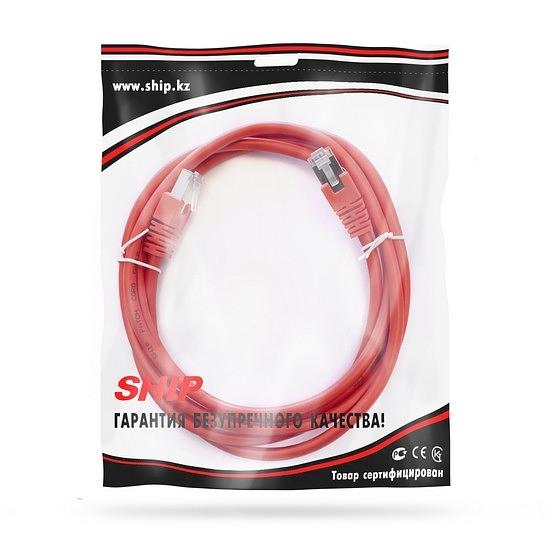 Патч Корд SHIP S7025RD0200-P Cat.6 FTP RJ-45 2 м Красный Экранированный Пол. пакет фото 2