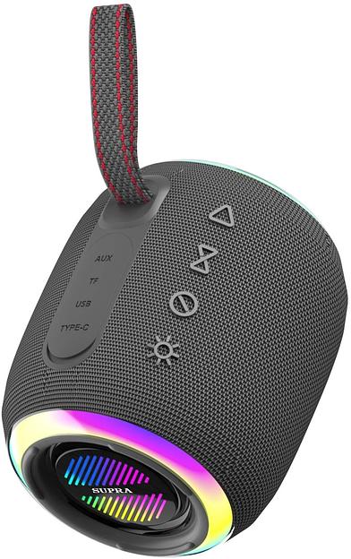 Аудиомагнитола Supra BTS-515 черный 20Вт MP3 FM(dig) USB BT microSD фото 2