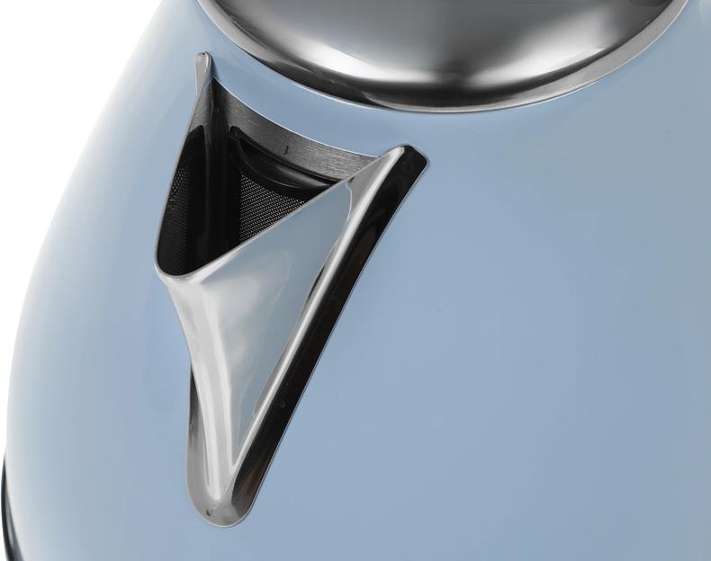 Чайник электрический Delonghi KBOV2001.AZ 1.7л. 2000Вт голубой корпус: металл/пластик фото 5
