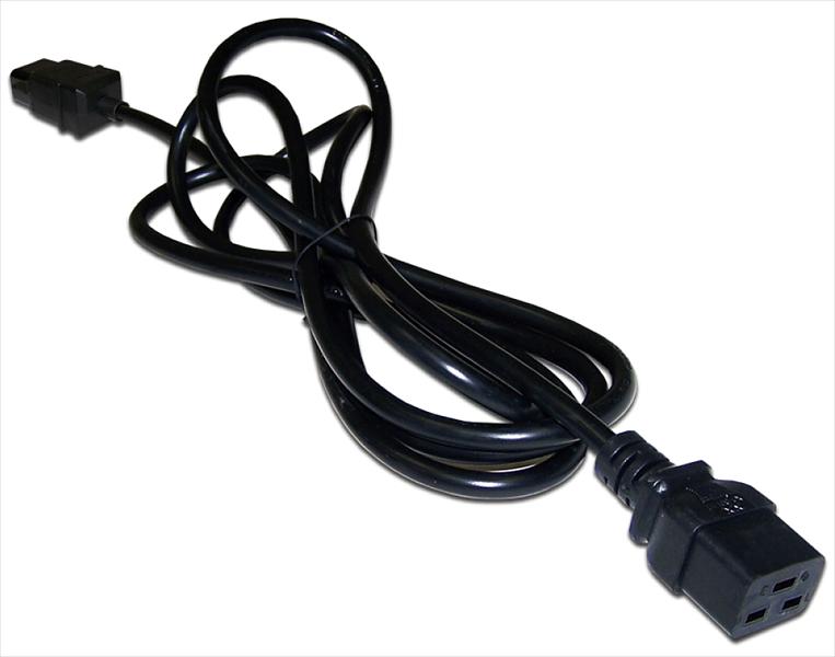 Шнур питания Lanmaster LAN-PP19/20-5.0-BK C19-C20 проводник.:3x1.5мм2 5м 250В 16А (упак.:1шт) черный фото 1