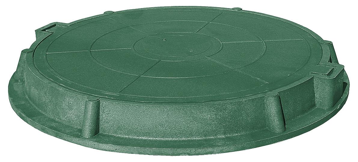 Люк ревизионный ППК тип "Л" (легкий) d-580 до 3т. - зеленый фото 1
