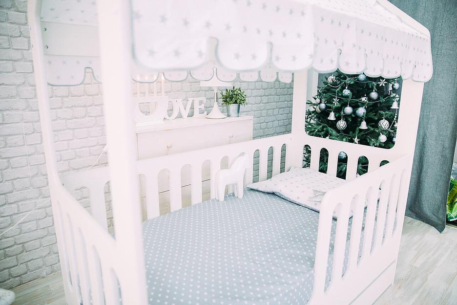 Кровать-домик с ящиком ЛДСП ОПТ фото 4