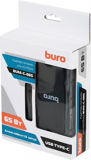 Блок питания Buro BUM-С-065 автоматический 65W 5V-20V 1xUSB 2.4A от бытовой электросети LED индикатор фото 9