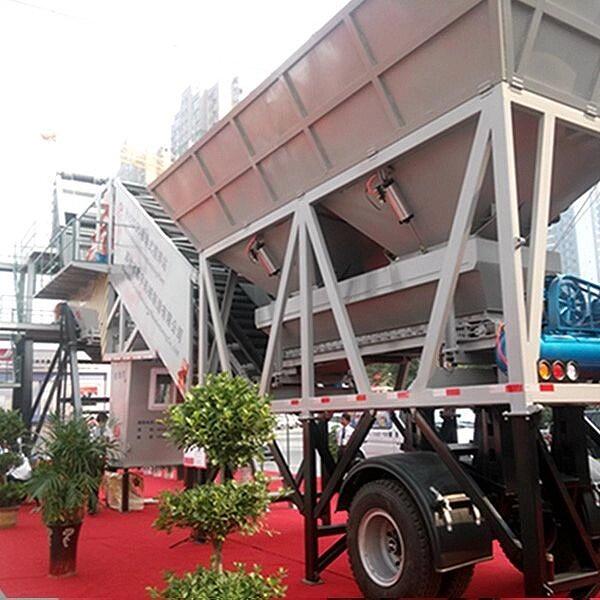 Мобильный бетонный завод YHZS75 (75 м3/ч) фото 1