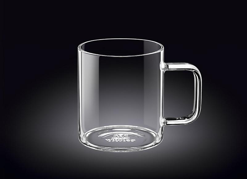 Кружка 320 мл. d=75 мм. h=80 мм. Термостекло Wilmax /6/72/ фото 1