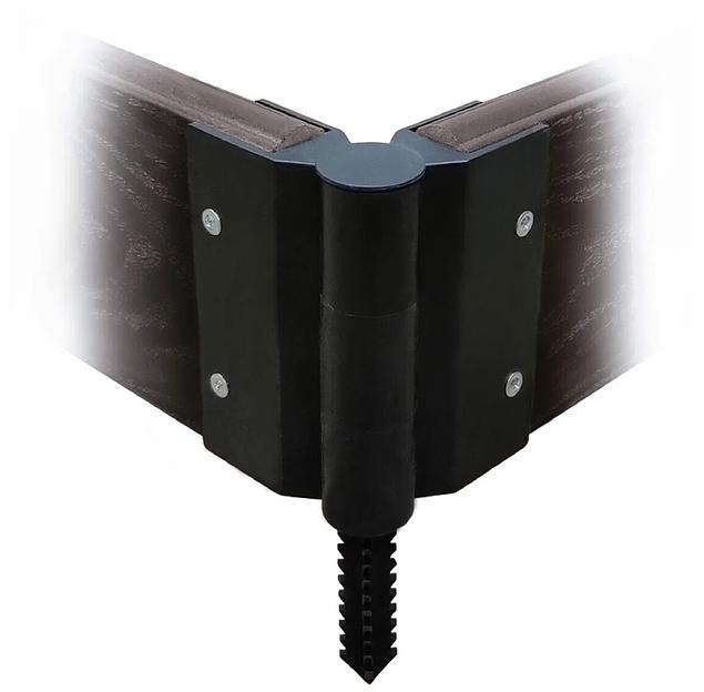 Угловой элемент для грядочной доски венге 75х75мм фото 1