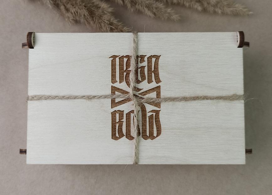 Галстук-бабочка из дерева «Классика 1» синий, опт фото 2