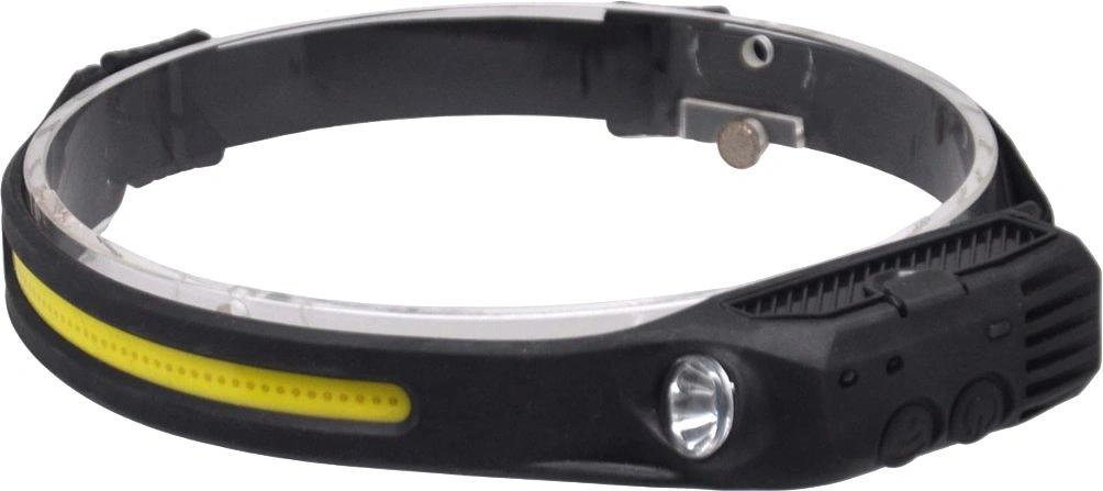 Фонарь налобный Gauss GFL411 черный 7Вт лам.:светодиод. встроенный аккумулятор (GF411) фото 1