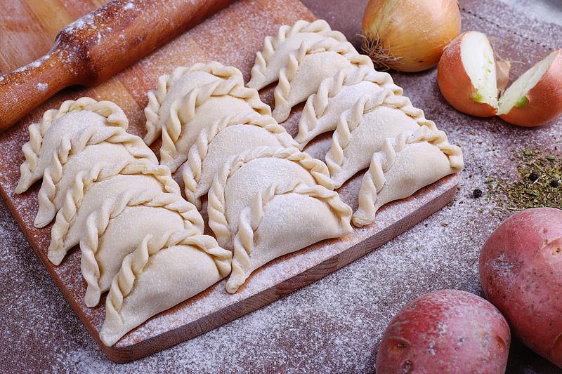 Вареники с картофелем и луком замороженные 3 кг ОПТ фото 1