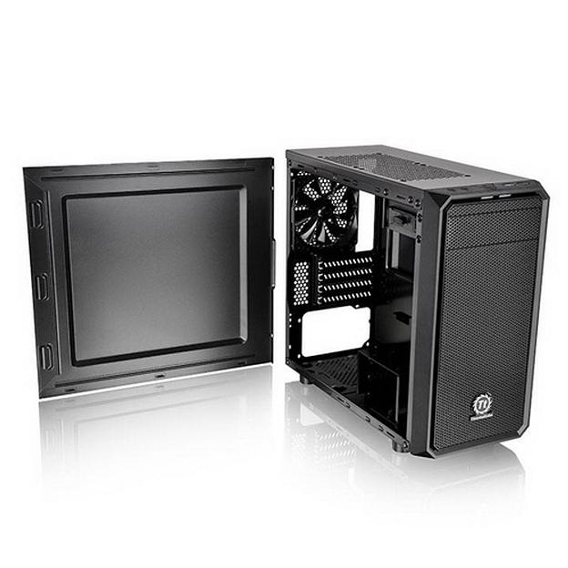 Корпус Thermaltake Versa H15 черный без БП mATX 4x120mm 1xUSB2.0 1xUSB3.0 audio bott PSU фото 4