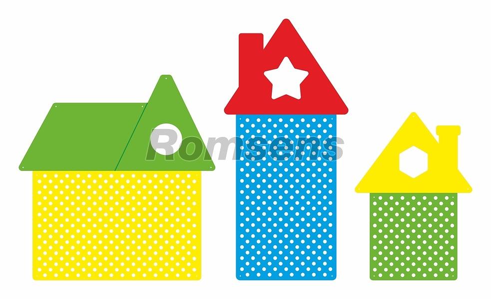 Настенная панель «Домики» ОПТ фото 1