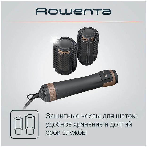 Фен-щетка Rowenta CF9528F0 1000Вт коричневый/золотистый фото 5