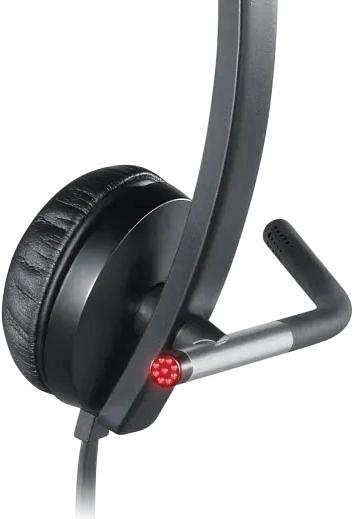 Наушники с микрофоном Logitech H650E черный 1.1м накладные оголовье (981-000519) фото 2