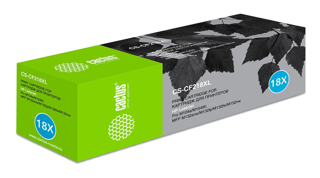 Картридж CACTUS CS-CF218XL черный фото 1