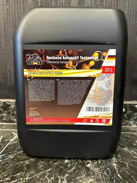Трансмиссионное масло «K.A.T Special TDTO 10W» 20 л. ОПТ фото 1