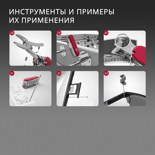 Нож перочинный Victorinox Evoke Alox (0.9411.D221) 136мм 5функц. синий/красный подар.коробка фото 5