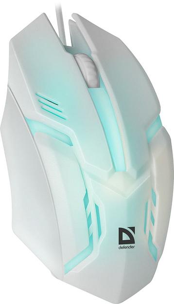 Мышь Defender Cyber MB-560L белый оптическая (1200dpi) USB для ноутбука (2but) фото 8