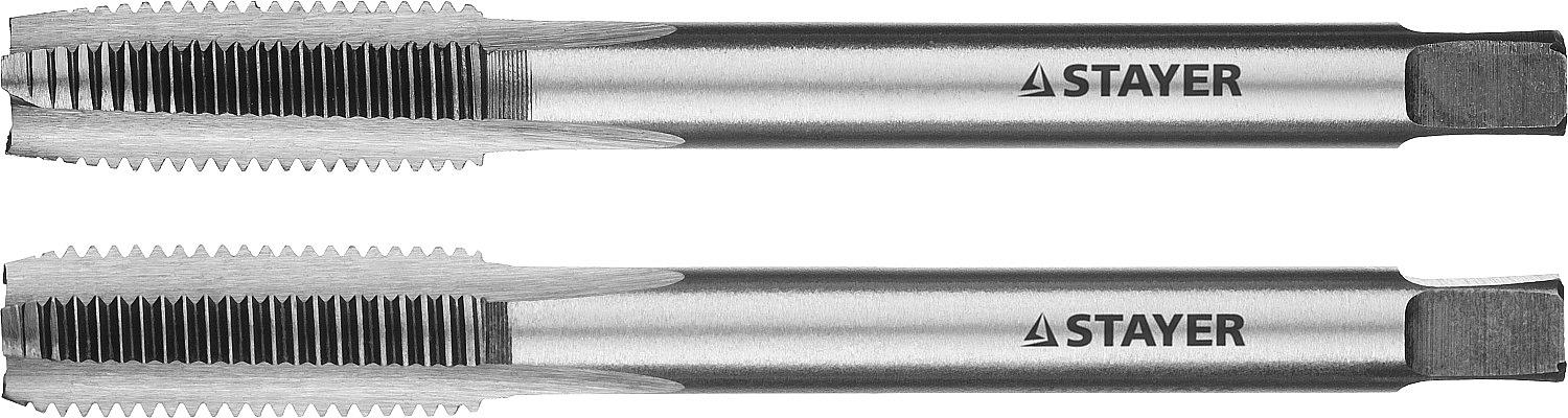 STAYER M8 х 1.0, 2 шт, комплект метчиков (28025-08-1.0-H2) фото 1