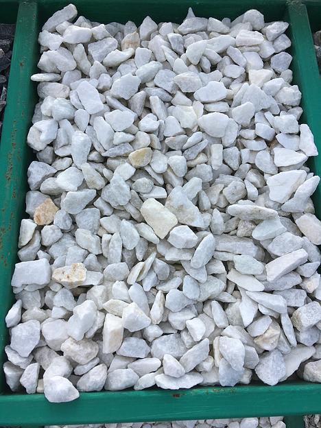 Крошка декоративный щебень Белый /тн (40-60 мм) фото 1