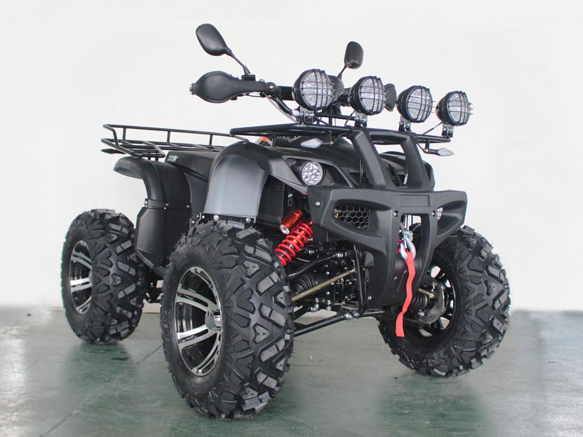 Квадроцикл GreenCamel Сахара A4500 4x4 чёрный (72V 4000W R12 alum дифференциал) фото 6