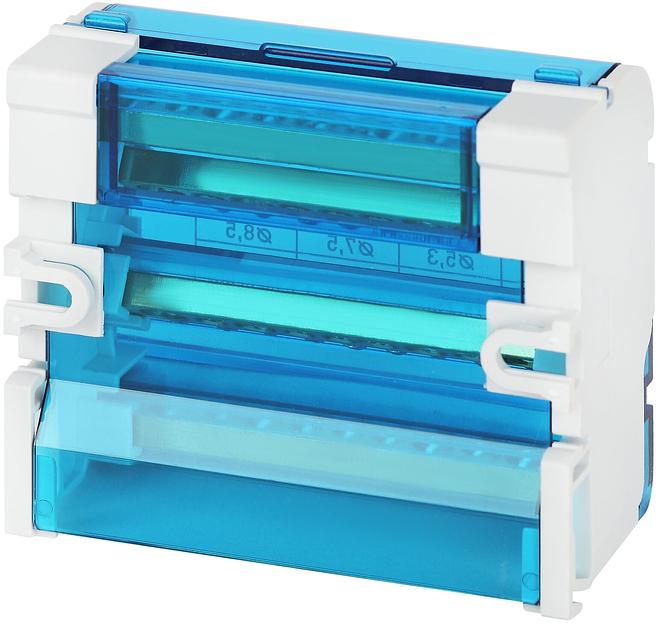 Шины на DIN-рейку в корпусе (кросс-модуль) ШНК 4х11 3L+PEN фото 3