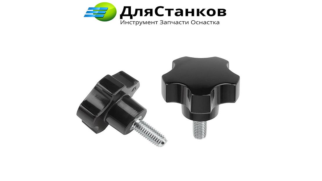 Ручка-винт «Барашек» М5, 25 мм, D25 ОПТ фото 1