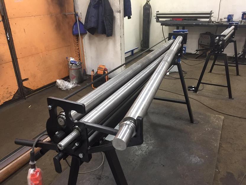 Листогиб трёхвалковый (вальцы) с электроприводом RME 2012 (асимметрия элмех) фото 3