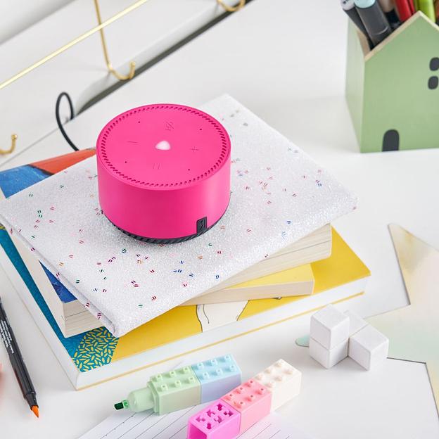 Умная колонка Yandex Станция Лайт голос.п.:Алиса 5W Android/iOS розовый (YNDX-00025N) фото 3