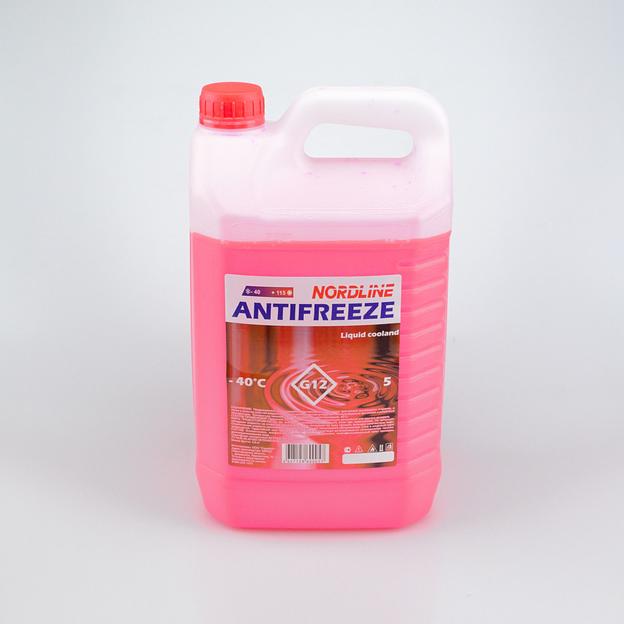 NORDLINE Антифриз G12 красный 5 кг фото 1