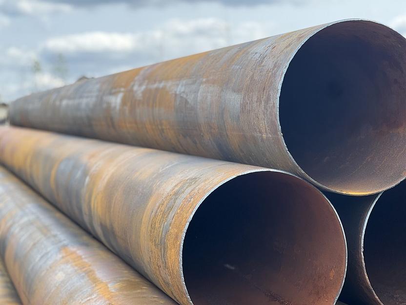 Труба круглого сечения 377х9х10 п/ш фото 5