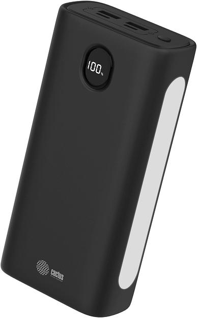 Мобильный аккумулятор Cactus CS-PBFSJA-30000 30000mAh 4.5A 2xUSB-A/USB-C черный фото 4