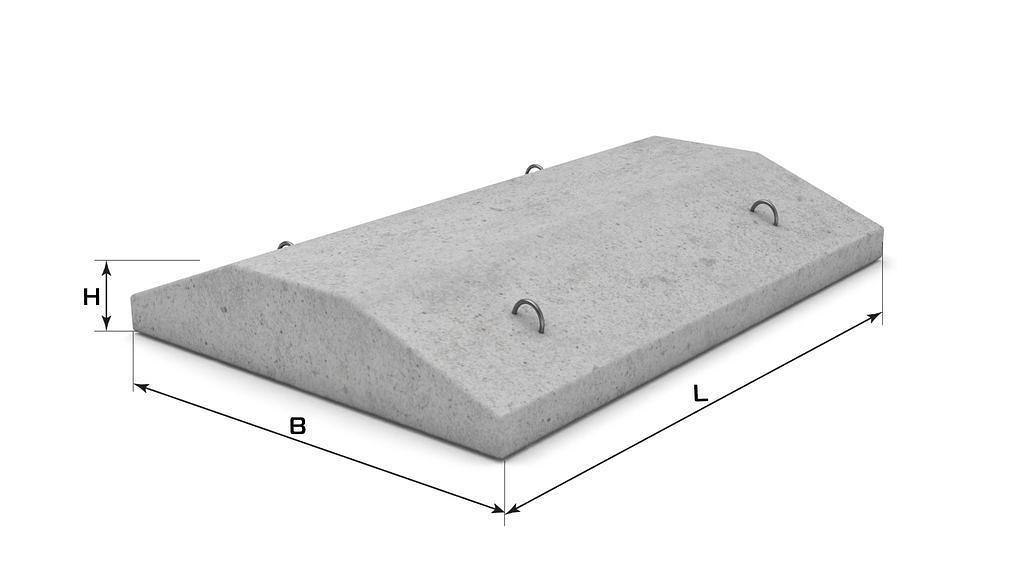 Плита ленточных фундаментов ФЛ 14.12-2 фото 1