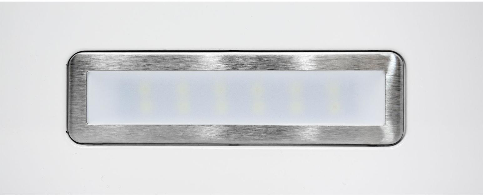 Вытяжка встраиваемая Lex Hubble 2M 600 белый управление: кнопочное (2 мотора) фото 3