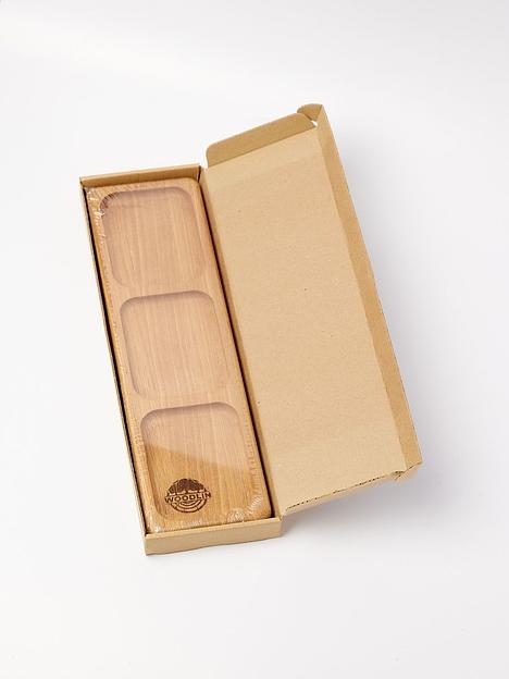 Сервировочная доска деревянная Woodlin «Джела» 35х10 см ОПТ фото 3