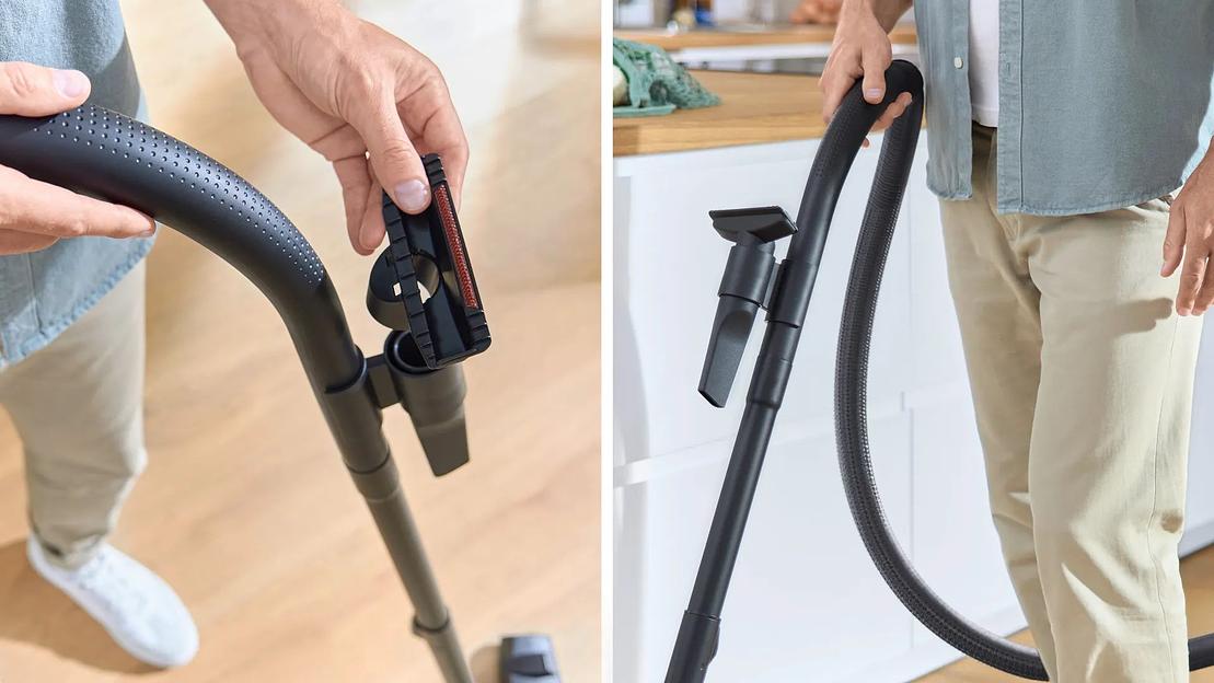 Пылесос Bosch BGL38GOLD черный/золотистый фото 2