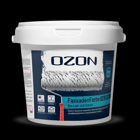 Краска фасадная OZON Fassadenfarbe Siloxan ВД-АК-114А-1,4 А опт фото 2