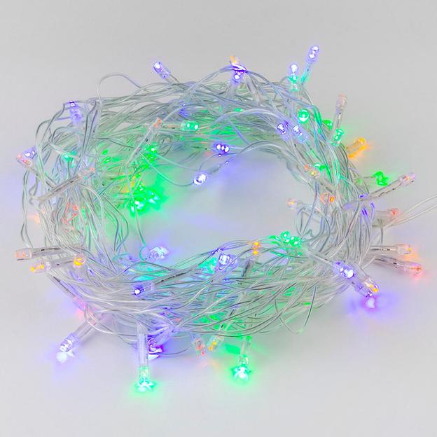 Гирлянда светодиодная 10м 90 светодиодов Разноцветный свет Провод прозрачный ULD-S1000-090/STA MULTI IP20 фото 3