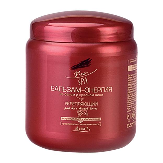 Витэкс бальзам-энергия на белом и красном вине укрепляющий для всех типов волос фото 1