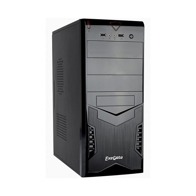Exegate EX261448RUS Корпус Miditower CP-601 Black, ATX,, 2*USB, Audio фото 1