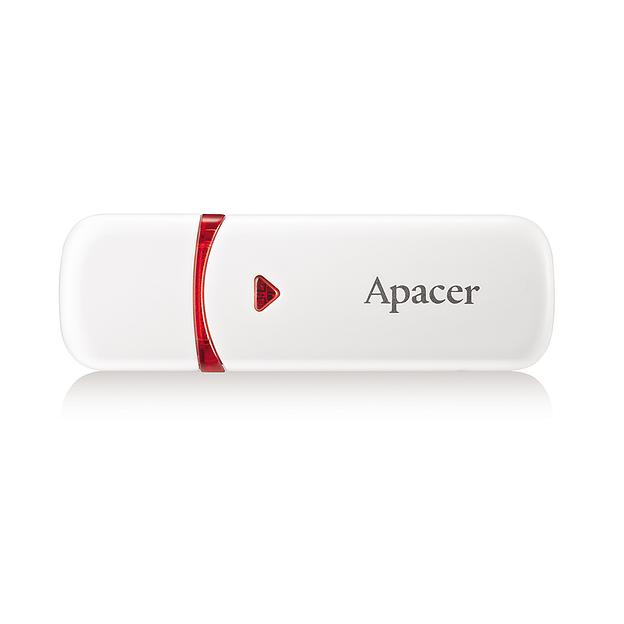 USB Флэш  Apacer  AH333  AP64GAH333W-1  64GB  USB 2.0  Белый фото 1