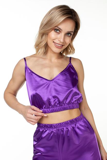 Топ женский атлас  800/06/Фиолетовый  фото 1