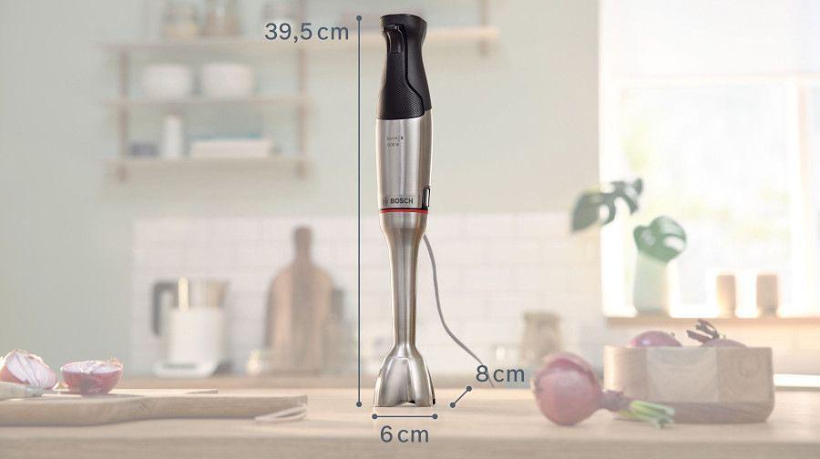 Блендер погружной Bosch MSM6M8X1 1200Вт нержавеющая сталь/черный фото 7