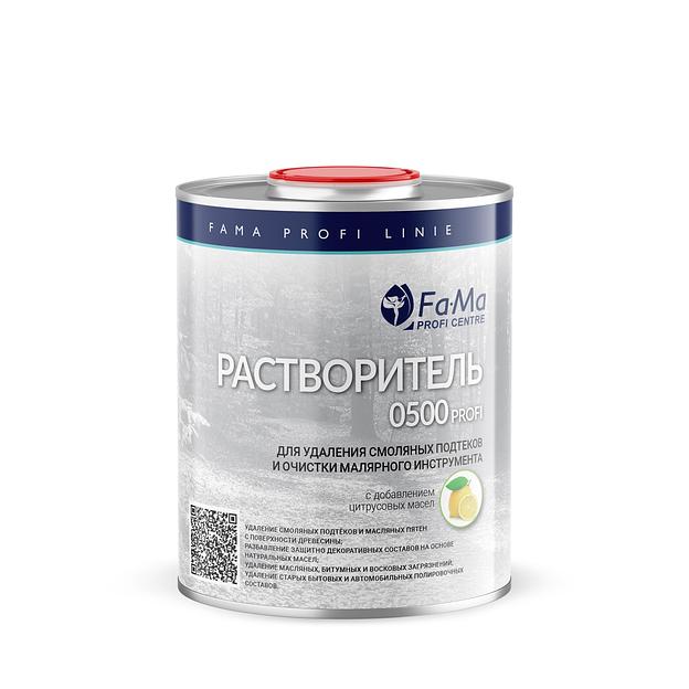 Растворитель для удаления смоляных подтеков и очистки инструмента с добавление цитрусовых масел 0500 Profi 0,5 л ОПТ фото 1