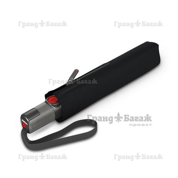 Зонт Knirps мужской автомат TS.220 Slim Duomatic BLACK SAFETY 9542201000 фото 2