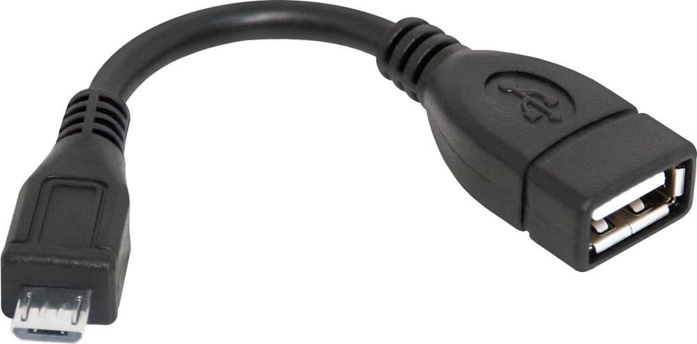 Defender Переходник USB OTG microUSB(M)-USB(F), 8см (87300) фото 1