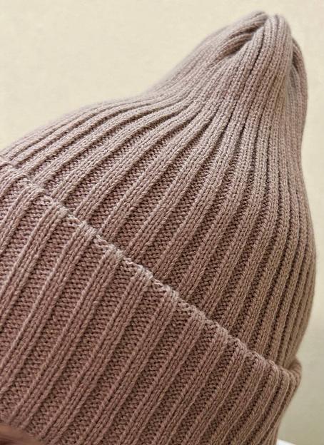 Шапка тыковка темно розовая ОПТ фото 3