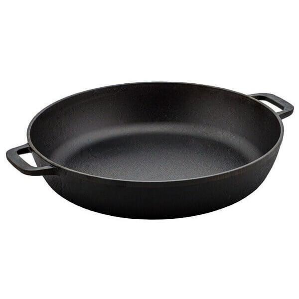 Сковорода d=32 см. h=7 см. чугун с 2 ручками /1/ фото 1